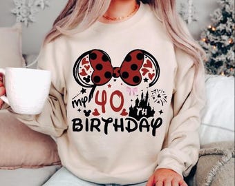 Custom Magical Birthday Sweatshirt, Disney Birthday Age Hoodie