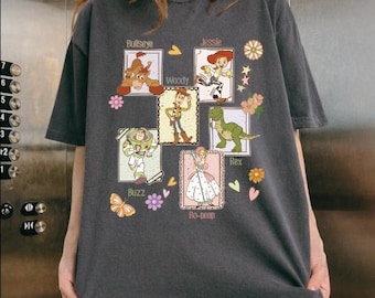 Cute Cartoon Graphic Shirt, Disney Family Trip Shirt