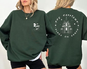 Happiest Place On Earth Sweatshirt, Disney Castle Hoodie, BP