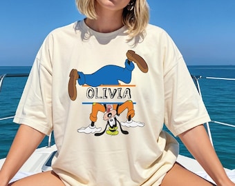 Custom Goofy Shirt, Personalized Name Goofy T-Shirt, Disney Cool Goofy Tee, Goofy Girls Small Shirt, Costom Text Love Disney Character Tees