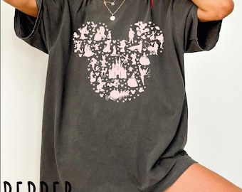 Disney Mickey And Minnie Sweatshirt, Disney Sweater For Women, Disney Ear Shirt, Womens Unisex Disney Hoodie, Disneyland Sweatshirt For Kid