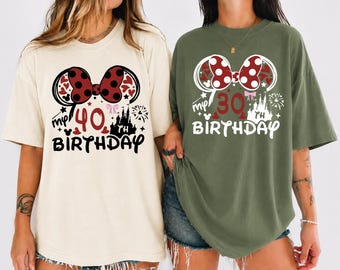 Custom Magical Birthday Tshirt, Disney Birthday Age Shirt