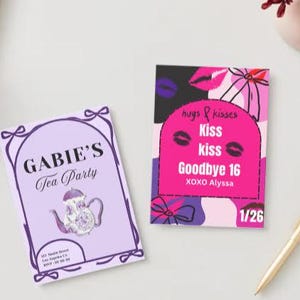 Invito di compleanno per adolescenti e bambini