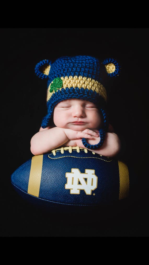 notre dame baby hat