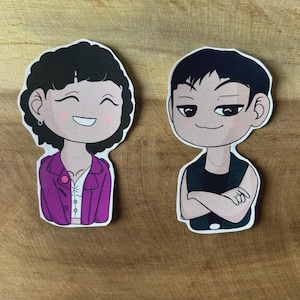 Smeer de muziekstickers in || Kenickie & Rizzo || Roze dames || West End || Broadway