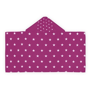 Starry Hooded Towel: Kids Beach & Bath Wrap - 24x48