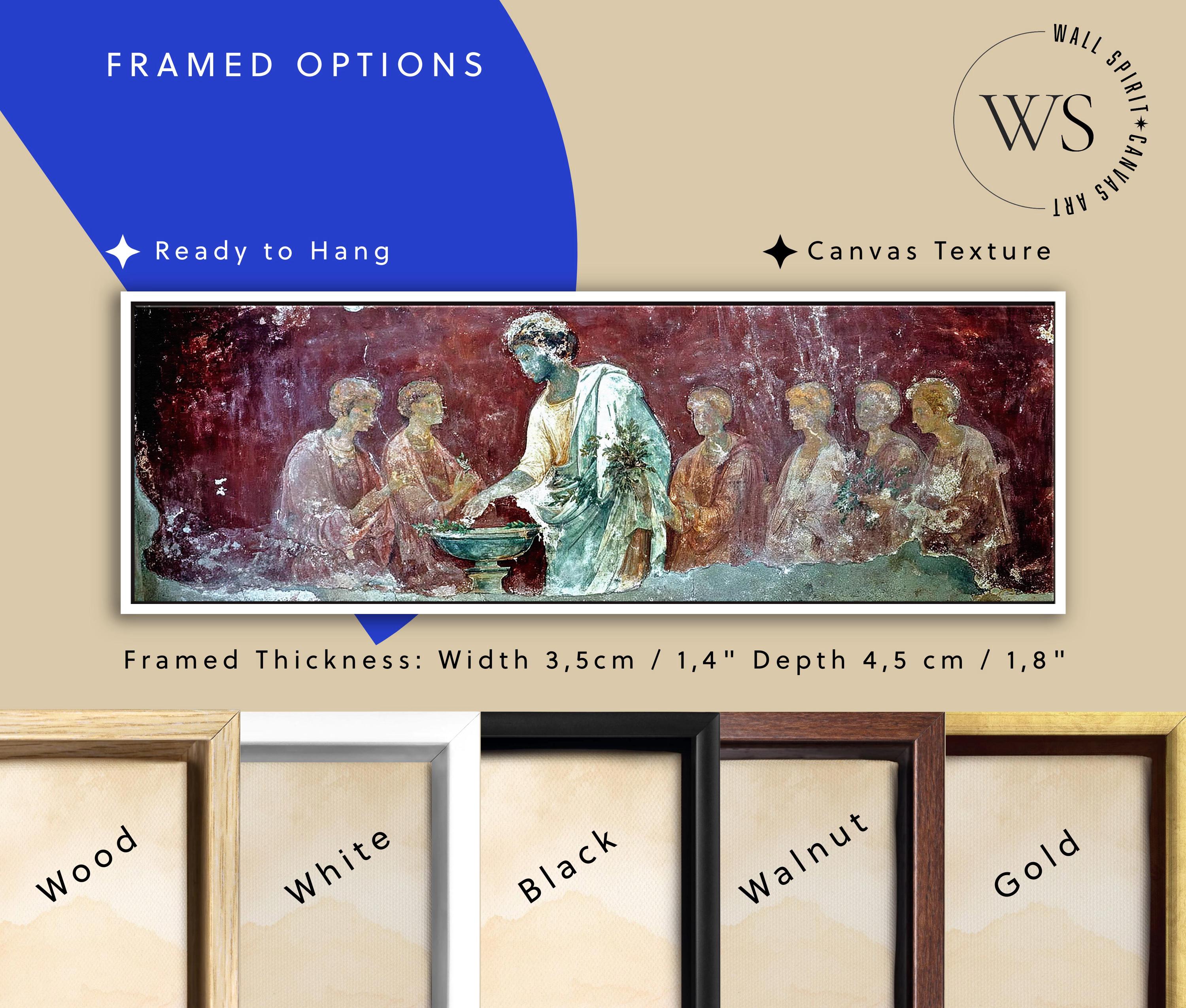 古代ローマのフレスコ画複製 – 時代を超えたクラシックな壁画