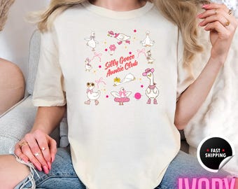 Camiseta divertida para tías: Camiseta del club de tías Silly Goose - Comfort Colors®