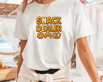 Camiseta de Mamá Vendedora de Snacks: Divertida camiseta para el Día de la Madre - Colores Confortables