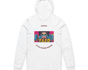 ガールパワーパーカー：フェミニスト漫画デザイン、女性のエンパワーメント