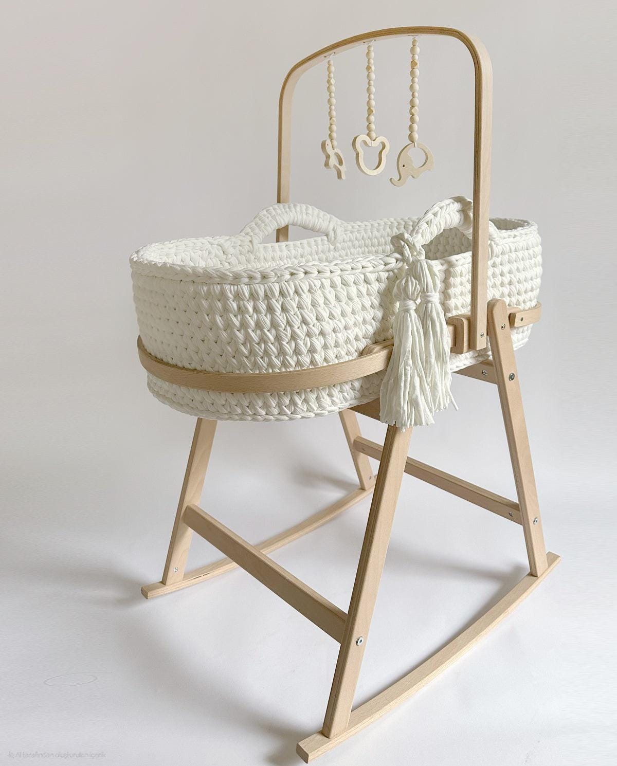 Cunas Capazo De Trapillo Para MuÃ±ecas Cesta De Cuna Tejida España