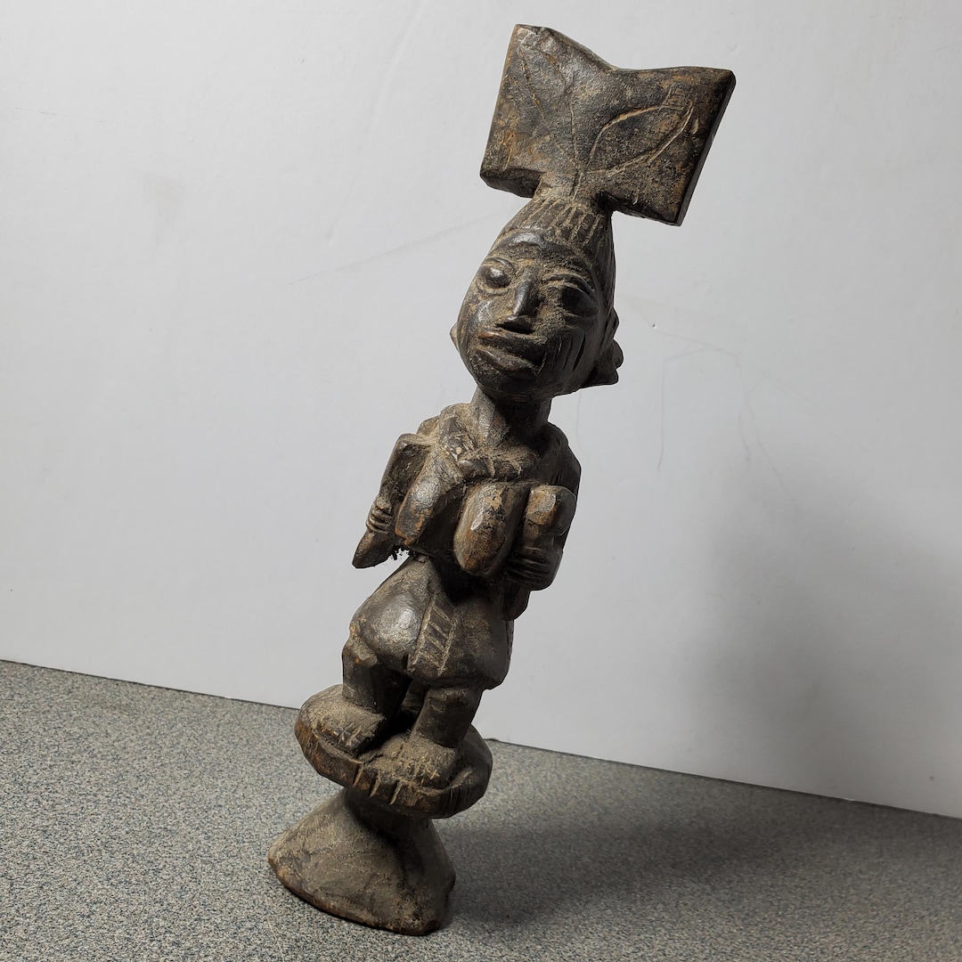 Ancester Statues African Tribal Wooden Ancestor Statue 11