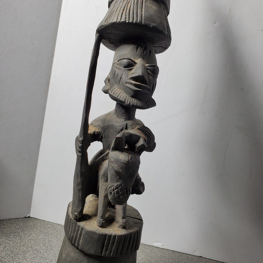 Ancester Statues African Tribal Wooden Ancestor Statue 19