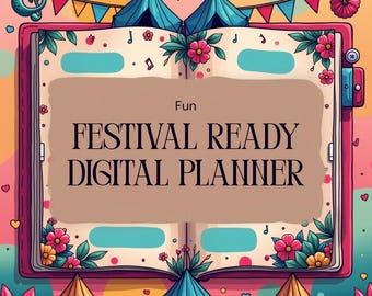 Festival Planner 2025 Printable | UK Festival Packing Checklist, Budget Tracker, Group Organiser | Instant Download