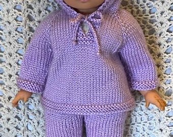Hoodie and Sweatpants  pattern for 18" dolls