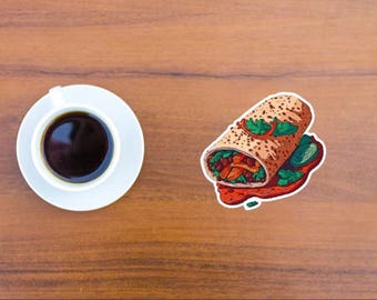 Burrito Waterproof Sticker