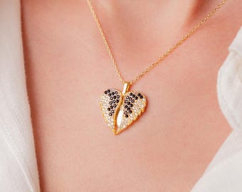 Personalized Angel Wings Necklace: Custom Sterling Silver Memorial Jewelry, Christmas Gift for Her
