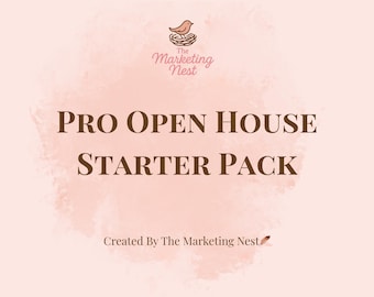 Open House Marketing Kit for Realtors | Canva Flyer, Instagram Templates & Prep Checklist | Just Listed Real Estate Toolkit