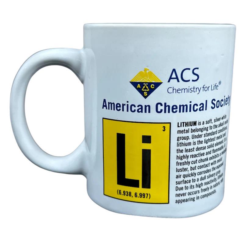 ACS American Chemical Society Anniversary Element Perodic Table Mug - Year  3 - Lithium (li) - Etsy Denmark