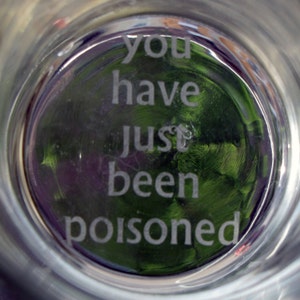 The Prisoner You Have Just Been Poisoned Pint Beer Glass image 2