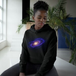 Galaxy Print Unisex Supply Hoodie | Space Lover Gift, Cozy Outerwear, Casual Wear, Astronomy Hoodie, Unique Hoodie Design