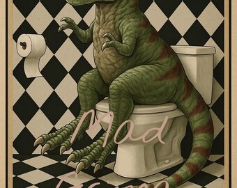 Well Crap T Rex Portrait Png - Etsy