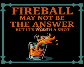 Fireball Shot PNG