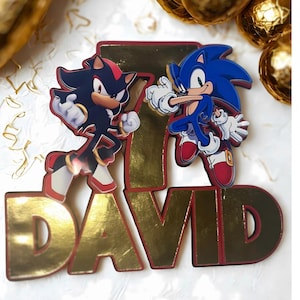 Sonic Cake topper