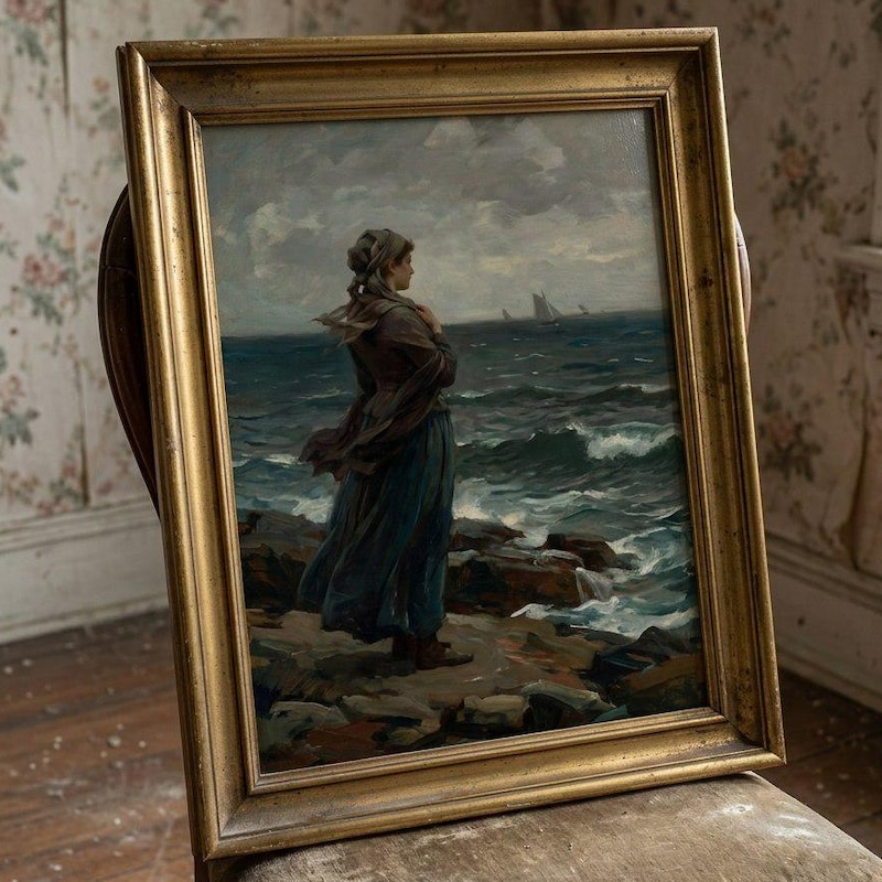 Woman by the Sea 017