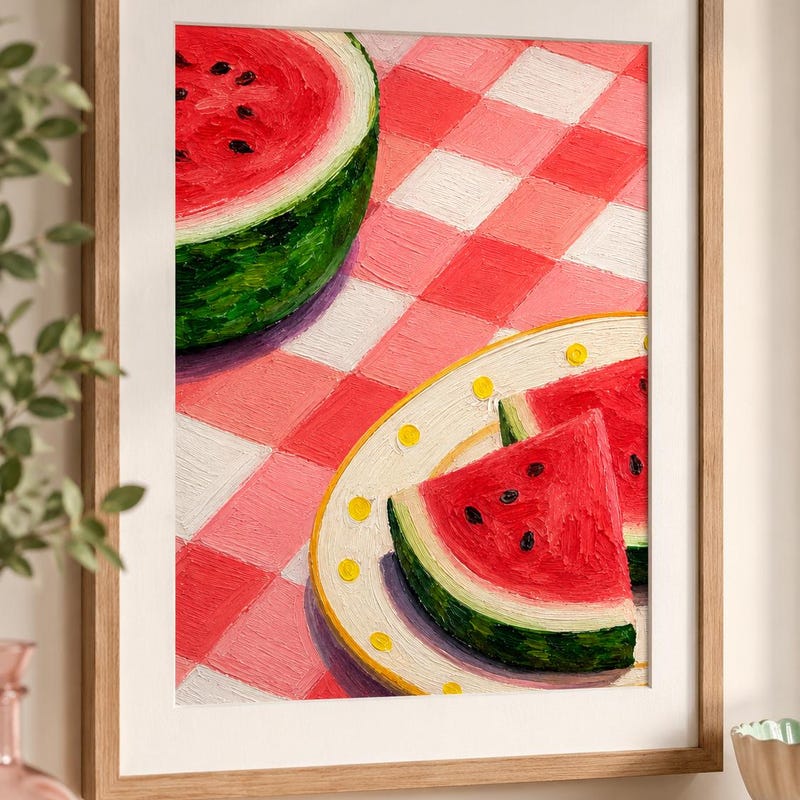 Watermelon Oil Painting