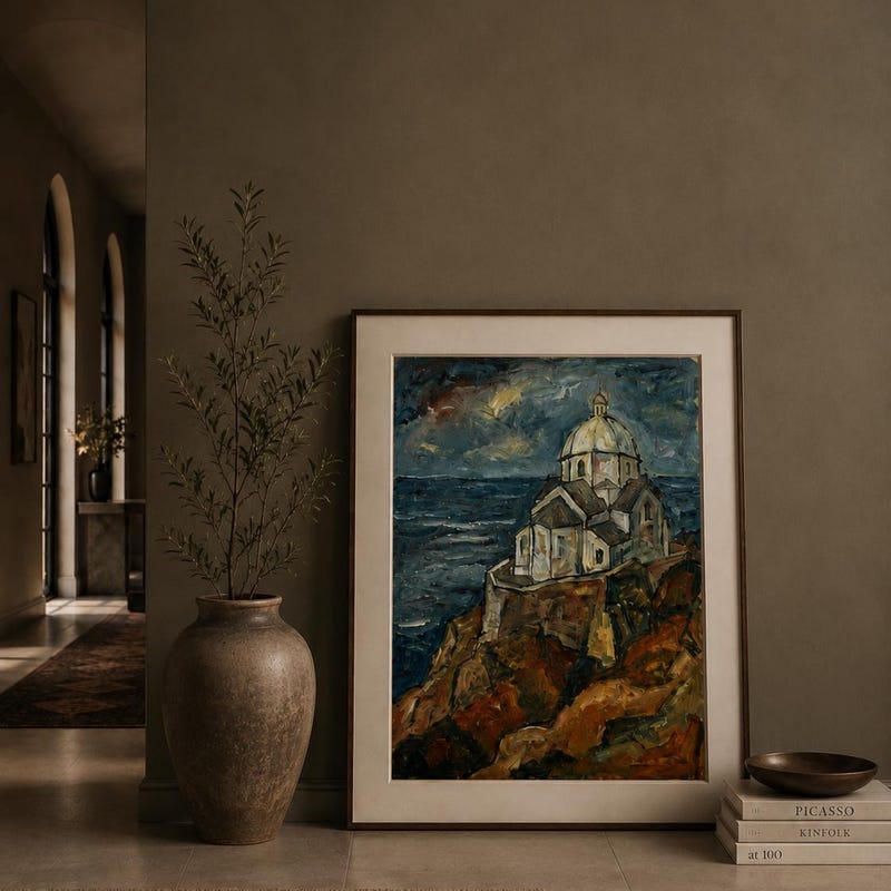 Post Impressionist Church Art