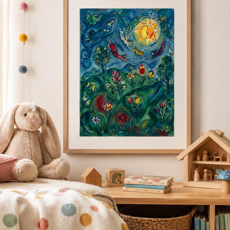Marc Chagall Style Oil Painting
