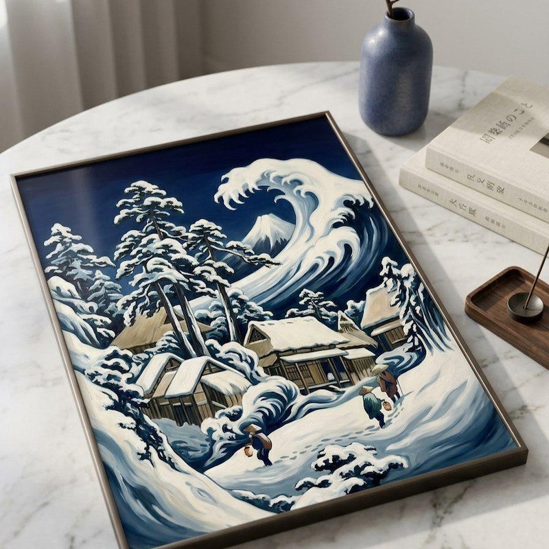 Snowy Japanese Village 010