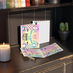 Axolotl Geburtstagseinladungskarten-Set, Begrüßung mit einzigartigen Designs für Freunde und Familie, Partyeinladungen, bunte Karten, Antwortkarte