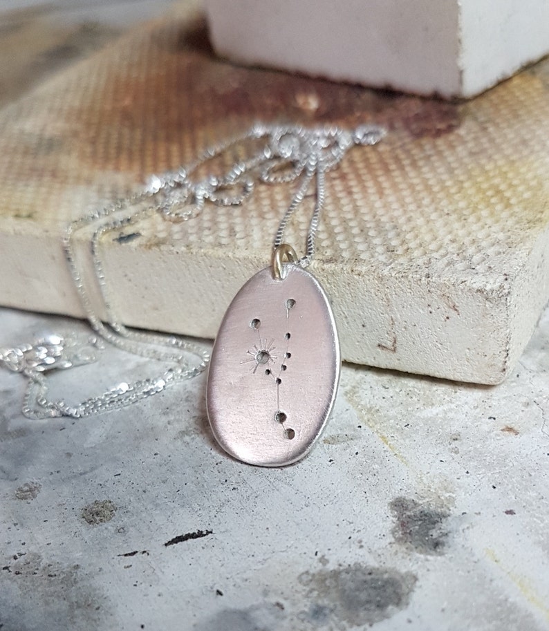 pendant taurus silver sky necklace,silver necklace with star jewelry astrology horoscope jewelry,zodiac signs,zodiac constellation