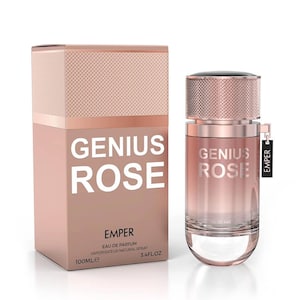 Genius Rose – 100ML Eau de Parfum for Women By Emper Perfumes | Soft. Sparkling. Romantic.
