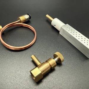 Mamod Sp1,Se1, Wilesco d5,d6, Retrol Se01,Se02 gasbrännare i kopparrör 60 mm