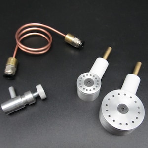 Steam model engine round gas burners set 25mm and 40mm copper connection vertical steam boiler stirling engine hobby toy
