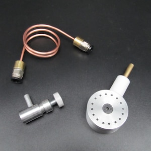 Steam model engine round gas burner 40mm copper connection vertical steam boiler stirling engine hobby toy