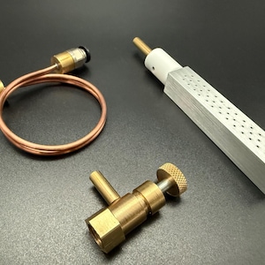 Wilesco d8 d10 d52 銅管ガスバーナー 80 mm