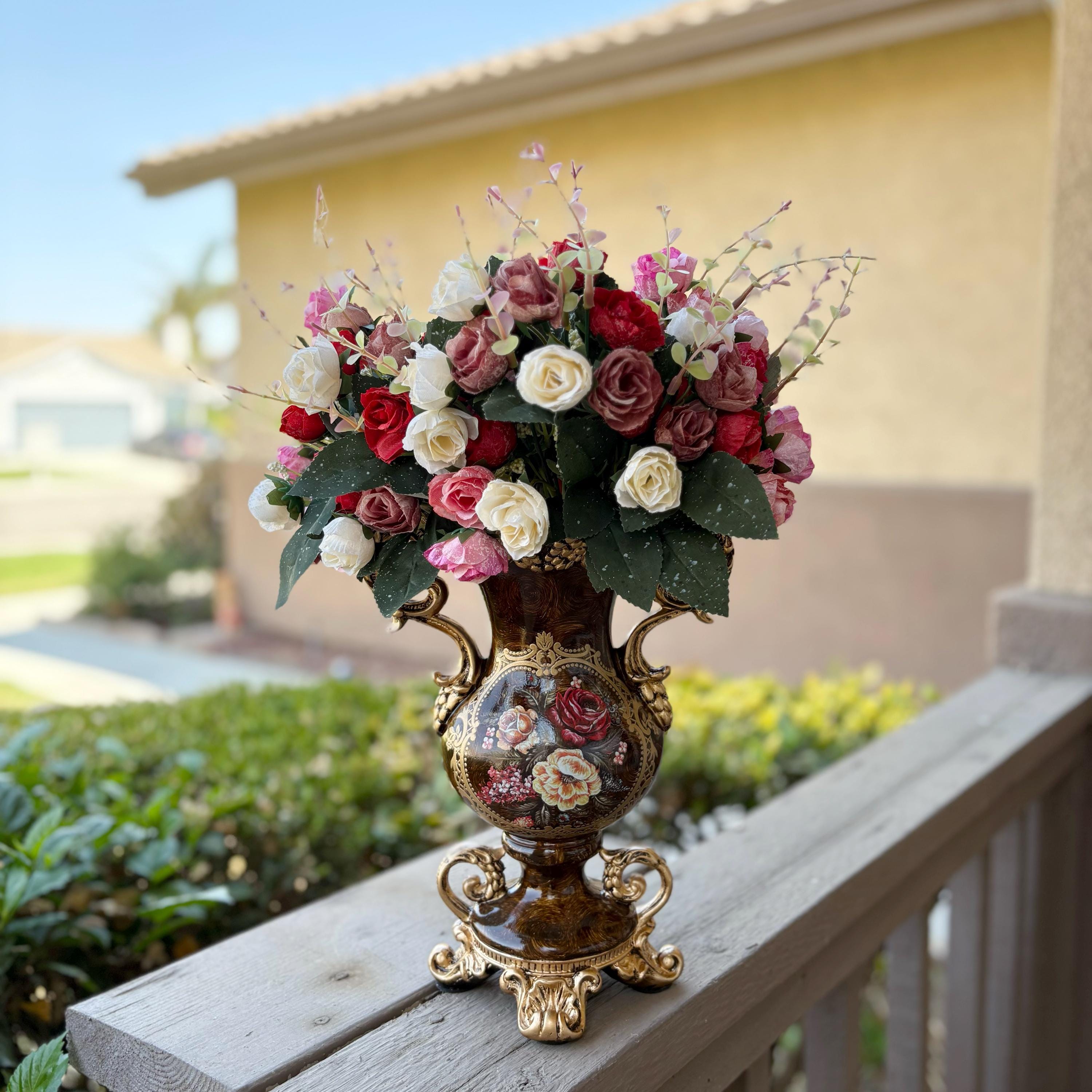 Vintage Flower Vase - Etsy
