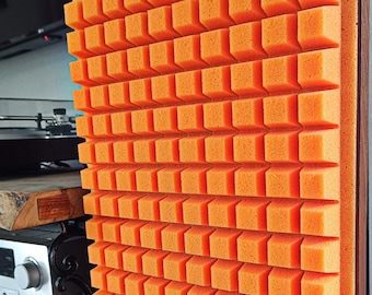 JBL L100 Quadrex Foam Speaker Grilles Vintage Insert PARA POMARAŃCZOWYCH