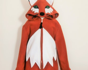 Kids Fox costume, Fox Costume, Animal costume, kids Fox hoodie, kids Fox cosplay, kids fox fancy dress