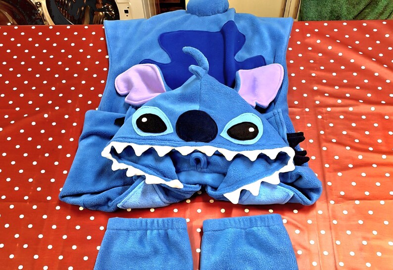 Kids Stitch Hoodie: Lilo and Stitch Inspired Costume, kids Stitch costume, Stitch cosplay image 9