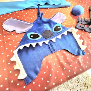 Kids Stitch Hoodie: Lilo and Stitch Inspired Costume, kids Stitch costume, Stitch cosplay image 10