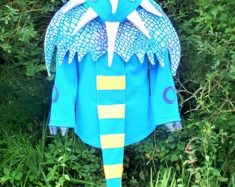 STORMFLY Dragon Hoodie, Jacket, Fleece, Fancy Dress, Kids, Baby, Dragon Costume,