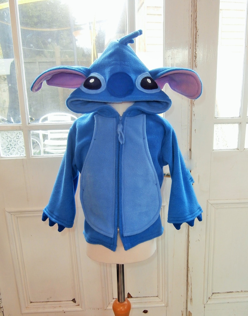 STITCH Hoodie Stitch Costume Lilo & Stitch Inspired Hoodie Etsy UK