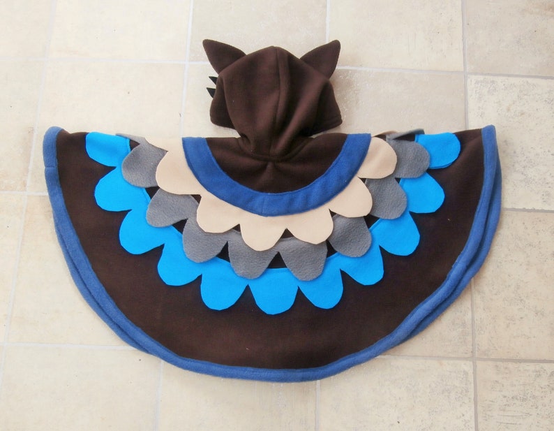 kids Festival Kids woodland OWL PONCHO Owl costume Fairie Pixie