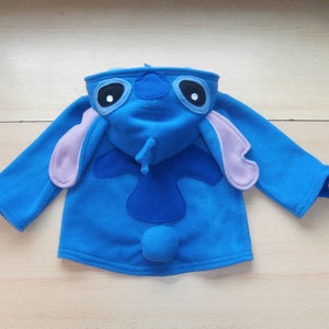 Kids Stitch Hoodie: Lilo and Stitch Inspired Costume, kids Stitch costume, Stitch cosplay image 3