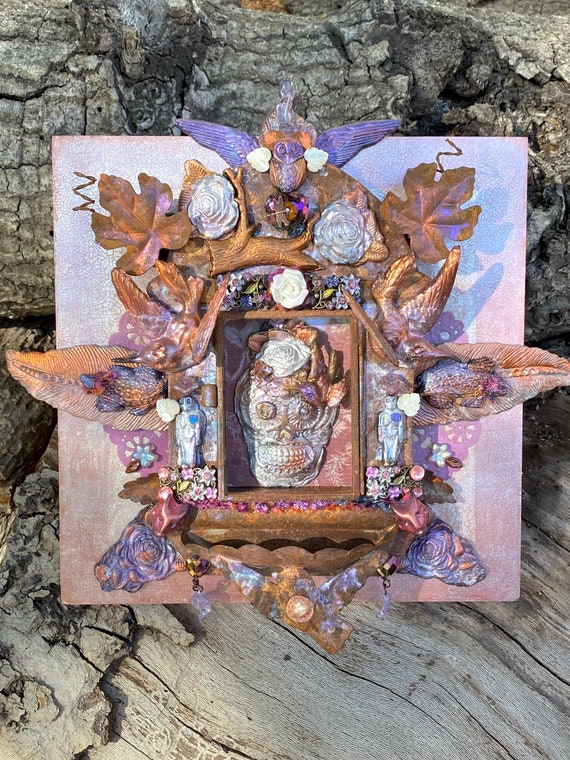 Hummingbird Spirit of Transformation   Dia De Los Muertos